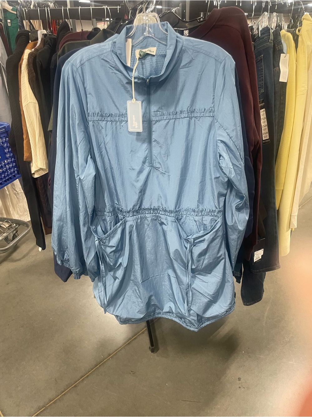 NWT Daily Practice Anorak Dress Jacket/ blue/ medium